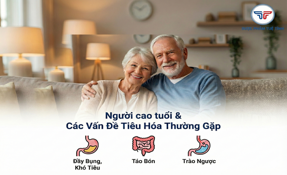Người cao tuổi và các vấn đề tiêu hóa thường gặp 