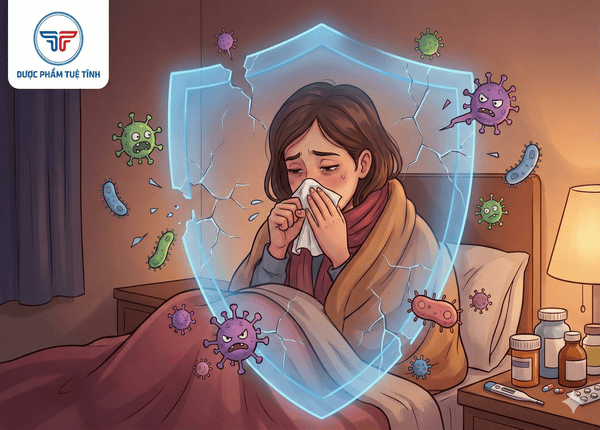FTT_Cơ thể dễ mệt, hay cảm cúm – dấu hiệu cảnh báo sức đề kháng suy giảm