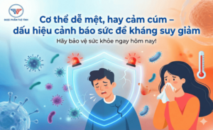 FTT_Cơ thể dễ mệt, hay cảm cúm – dấu hiệu cảnh báo sức đề kháng suy giảm