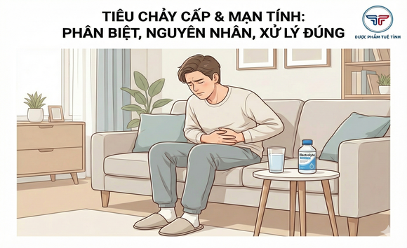 Tiêu chảy cấp và mạn tính – phân biệt, nguyên nhân, xử lý đúng 