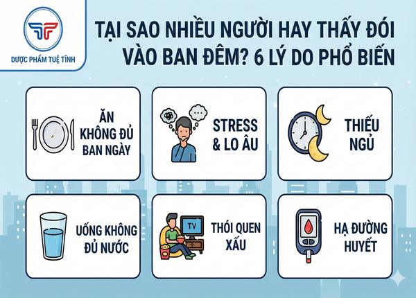 FTT_Tại sao nhiều người hay thấy đói vào ban đêm? 