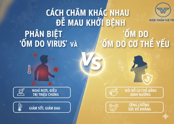 FTT_Phân biệt “ốm do virus” và “ốm do cơ thể yếu”