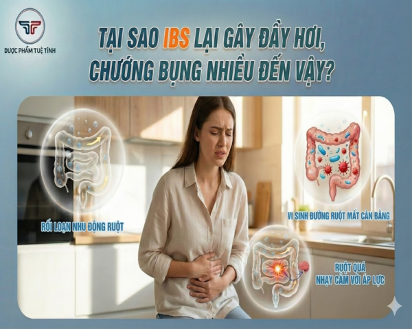 FTT_Đầy hơi, chướng bụng – dấu hiệu kinh điển của hội chứng ruột kích thích (IBS)