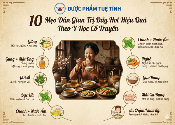 FTT_10 mẹo dân gian trị đầy hơi hiệu quả theo y học cổ truyền