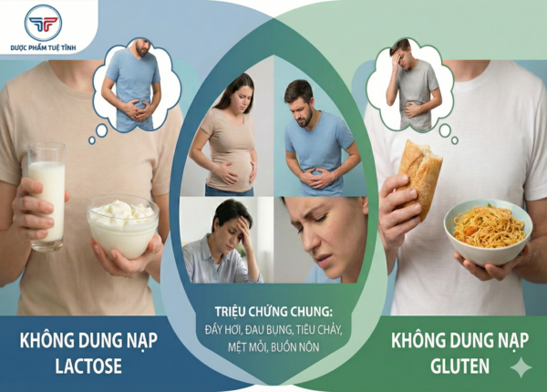FTT_Không dung nạp lactose, gluten và mối liên hệ với đầy hơi