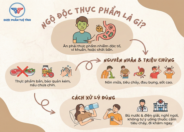 FTT_Cách xử lý ngộ độc thực phẩm đúng tại nhà