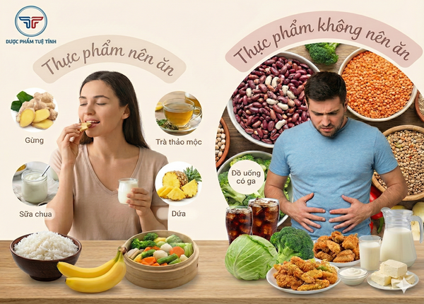 FTT_Thực phẩm nên và không nên ăn khi bị đầy hơi, trướng bụng