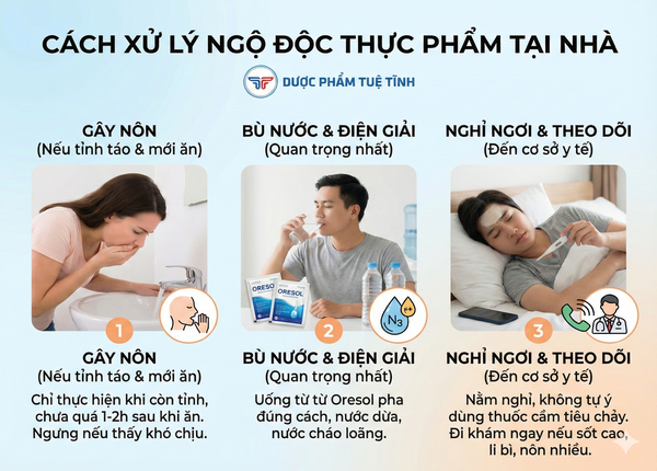 FTT_Cách xử lý ngộ độc thực phẩm đúng tại nhà