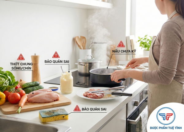 FTT_Sai lầm trong nấu ăn tại nhà khiến cả gia đình dễ bị ngộ độc – bạn có đang mắc phải?