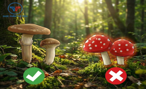 Nấm độc và nguy cơ gây tử vong – dấu hiệu phân biệt nấm an toàn