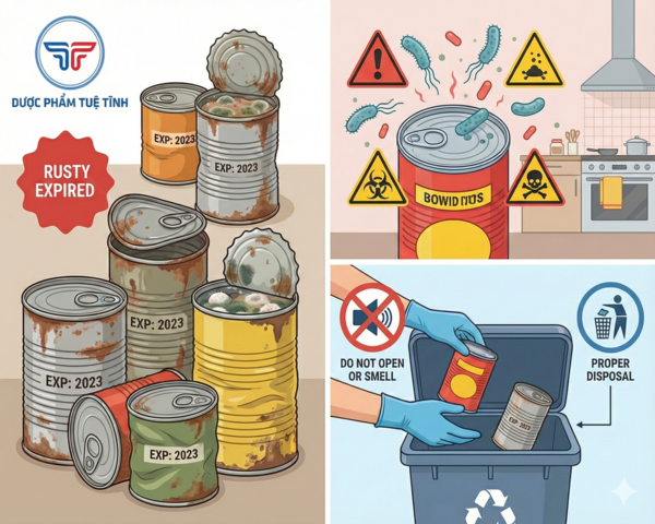 FTT_Thực phẩm đóng hộp hết hạn: Mức độ an toàn và hướng xử lý